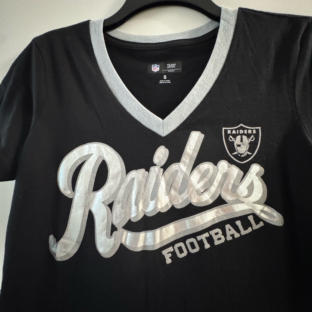 NFL Las Vegas Raiders Black T-Shirt - Picture 4 of 6
